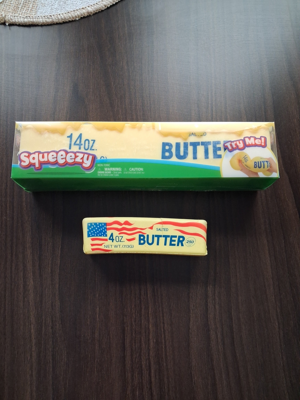 14oz Yellow Butter Squishy